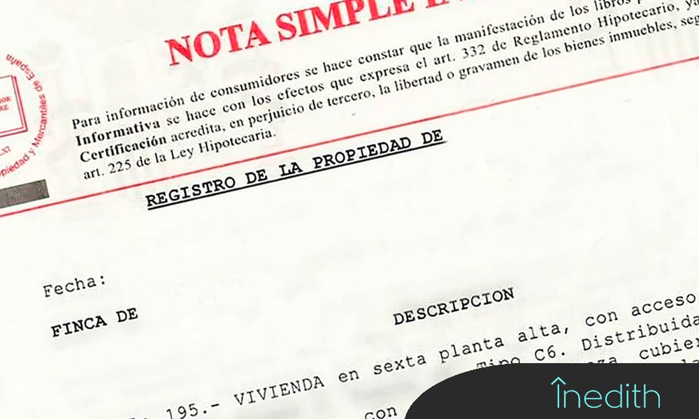 Vista de una nota simple informativa