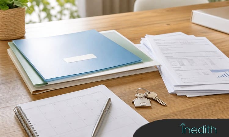 Documentos ordenados para vender una vivienda Documentos para vender después del verano en Castelldefels
